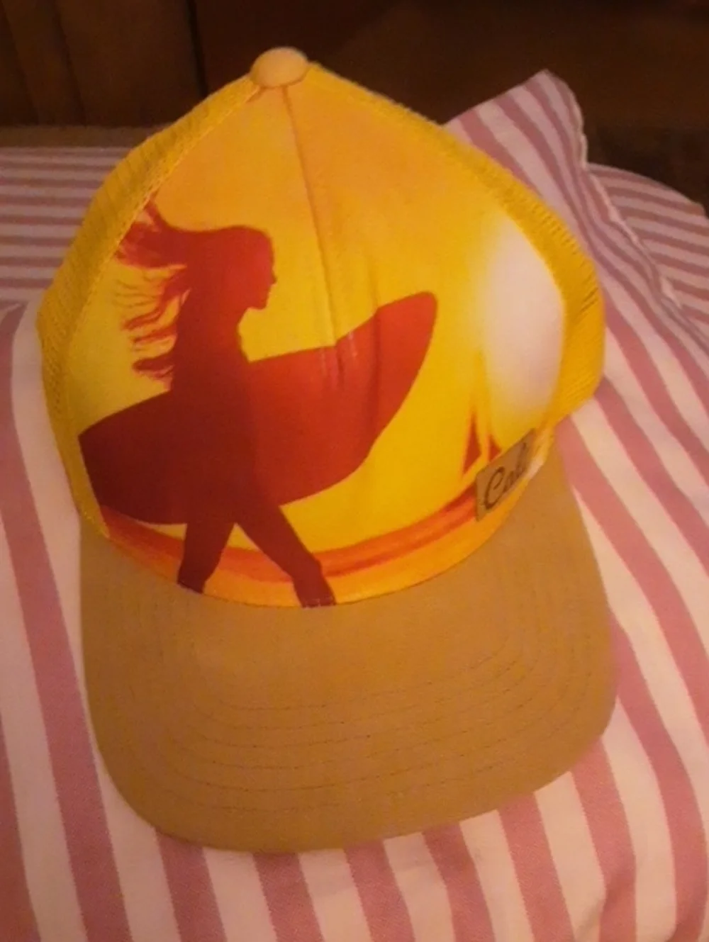 Cali Summer Beach Girl Trucker Hat